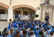 Villacañas celebra su 469 aniversario decorando un dibujo de la reja de la Glorieta del Prado Villacañas celebra su 469 aniversario decorando un dibujo de la reja de la Glorieta del Prado