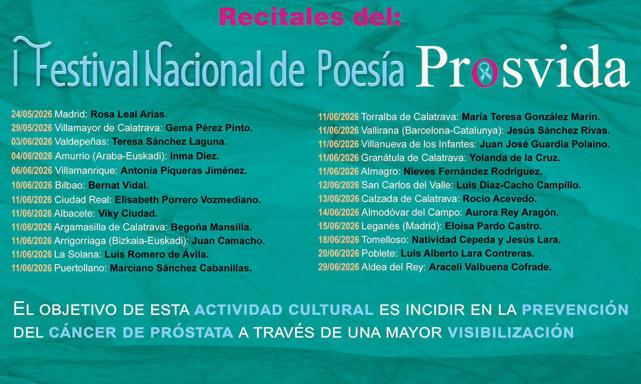 Villamanrique acoge uno de los recitales del I Festival Nacional de Poesía PROSVIDA contra el cáncer de próstata
