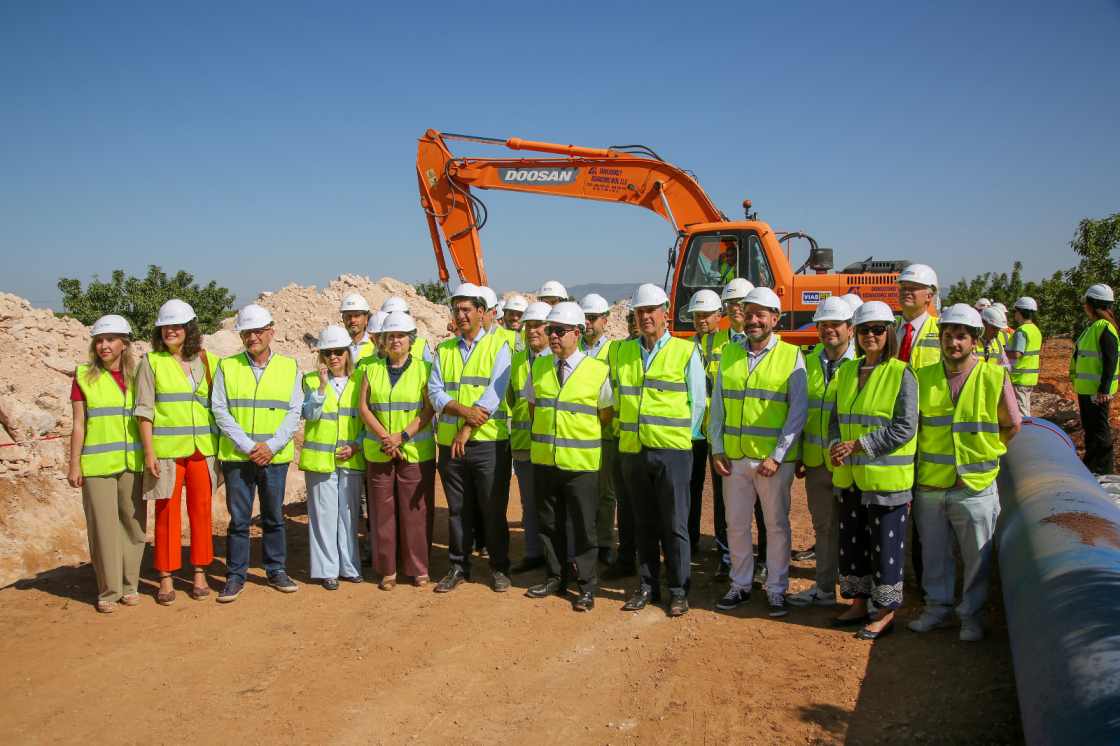 ACUAES avanza en las obras para garantizar el abastecimiento de calidad al Campo de Calatrava, Daimiel y Ciudad Real con una inversión prevista de 95 millones