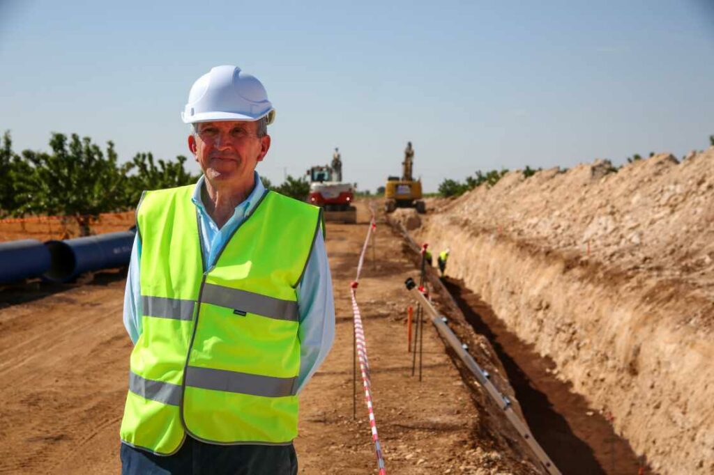 ACUAES avanza en las obras para garantizar el abastecimiento de calidad al Campo de Calatrava, Daimiel y Ciudad Real con una inversión prevista de 95 millones 1 acuaes 3