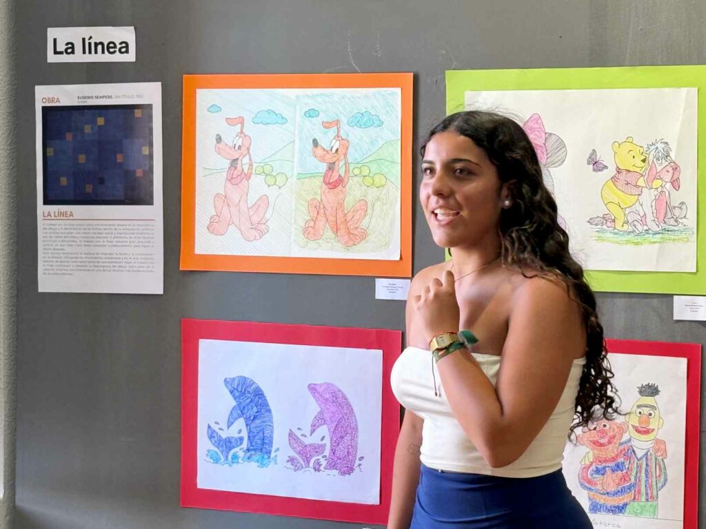 El alumnado del IES Enrique de Arfe inaugura la exposición colectiva “Arteen” con más de un centenar de obras en la Sala Municipal de Exposiciones 6 arteen villacanas 2