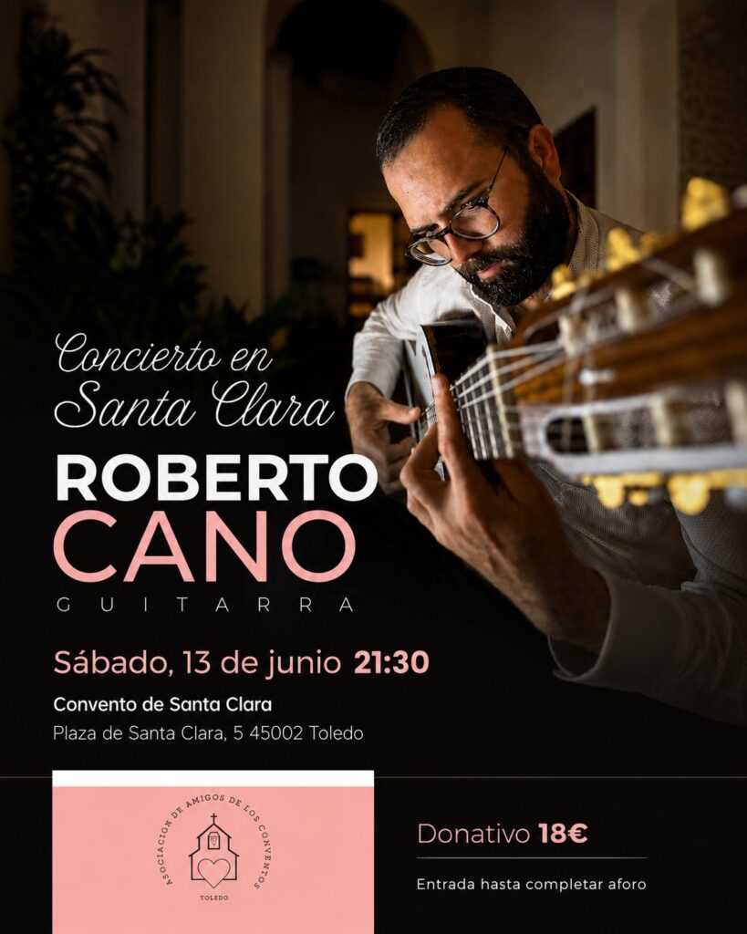 La Asociación de Amigos de los Conventos de Toledo inaugura las Veladas de Santa Clara de este verano con música y experiencias gastronómicas en un enclave patrimonial único 3 asociacionconventostoledo 2