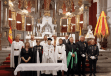 La Basílica del Sagrado Corazón de Gijón reúne a órdenes de caballería y hermandades por San Fernando La Basílica del Sagrado Corazón de Gijón reúne a órdenes de caballería y hermandades por San Fernando