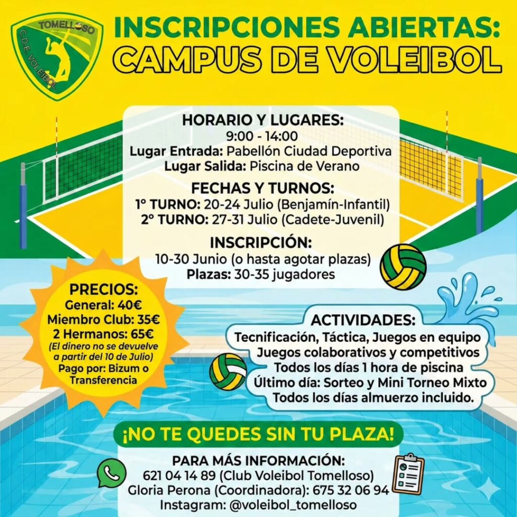 campus de voleibol tomelloso