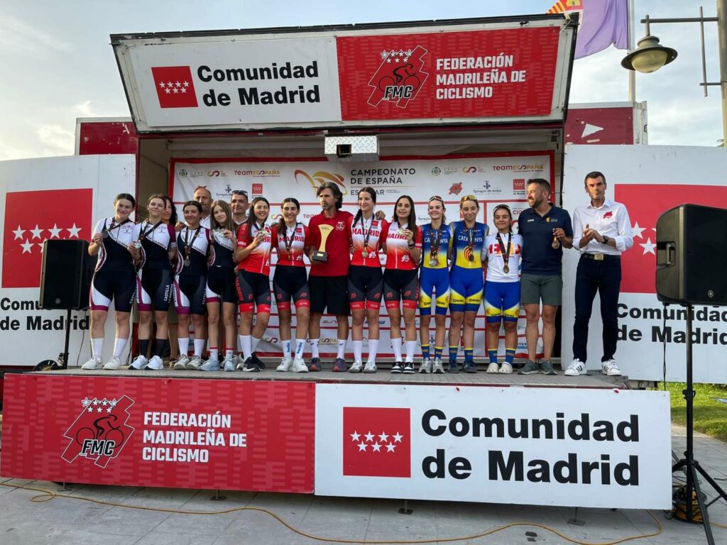 Magdalena Pulpón, Silvia Castillejos, Alba Ramírez y Carmen Tormo hacen brillar a Castilla-La Mancha en el Nacional 1 castillejos ciclismo 2