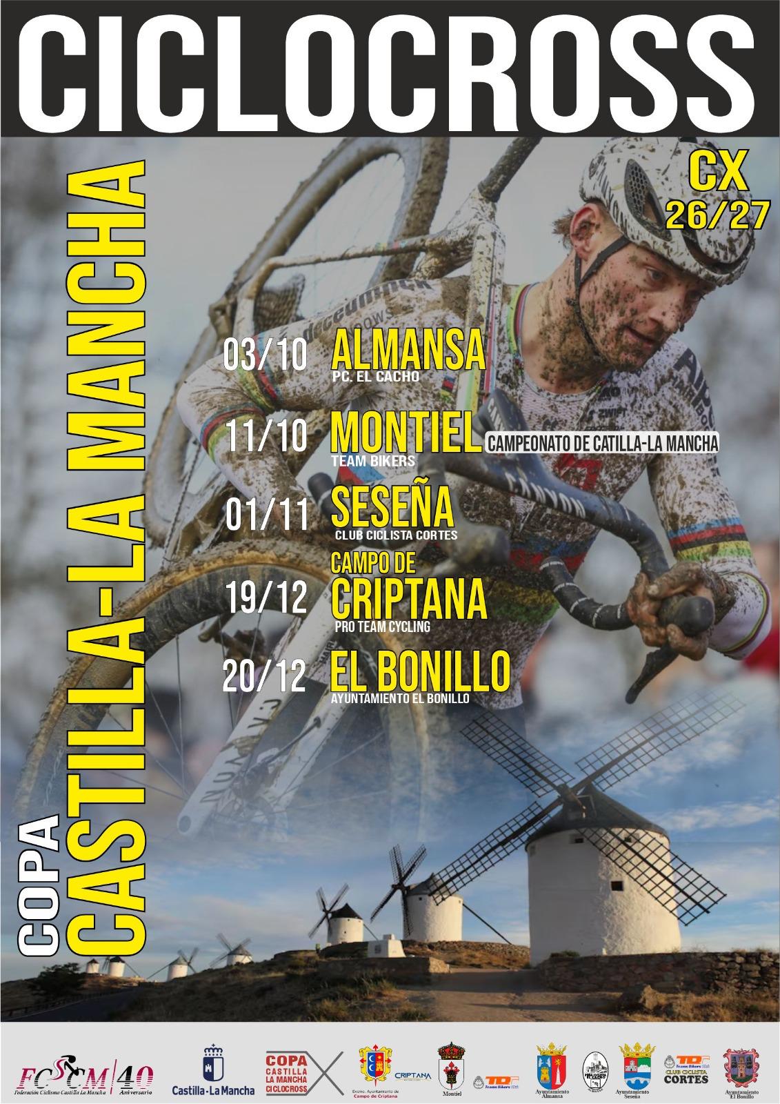 El ciclocross de Castilla-La Mancha consolida su crecimiento con una copa regional de cinco pruebas