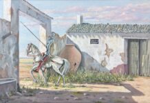 El cuadro alcazareño que viajó a México para custodiar el sueño de don Quijote El cuadro alcazareño que viajó a México para custodiar el sueño de don Quijote