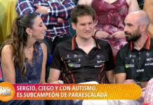El escalador conquense ciego y con TEA del CD amiab Cuenca Sergio Aznárez emociona e inspira en televisión a Paz Padilla El escalador conquense ciego y con TEA del CD amiab Cuenca Sergio Aznárez emociona e inspira en televisión a Paz Padilla