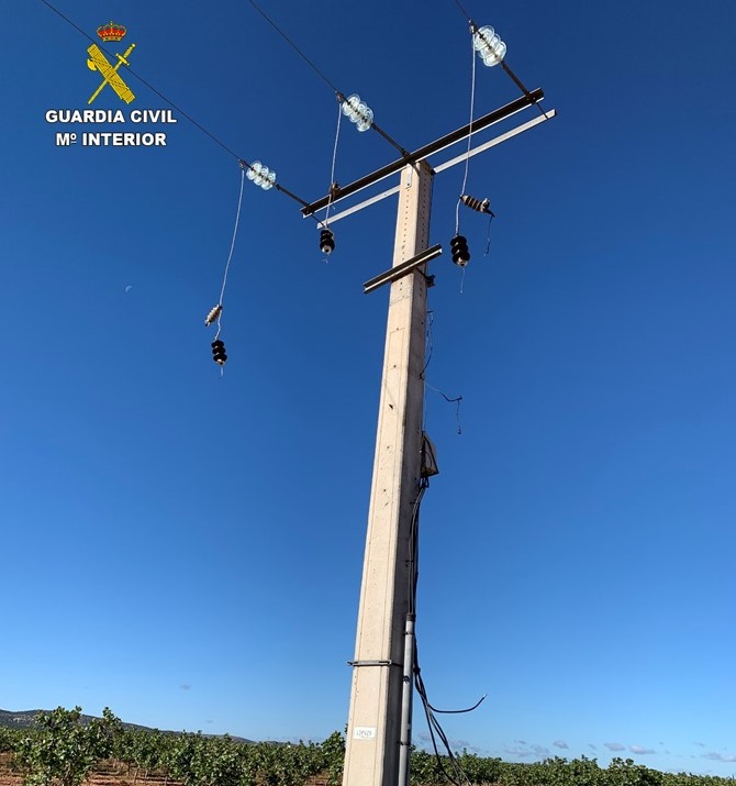 Detenidas dos personas en Pozuelo de Calatrava por dieciséis delitos contra el patrimonio en explotaciones agrícolas y transformadores eléctricos de la provincia 1 Detenidas dos personas en Pozuelo de Calatrava por dieciséis delitos contra el patrimonio en explotaciones agrícolas y transformadores eléctricos de la provincia
