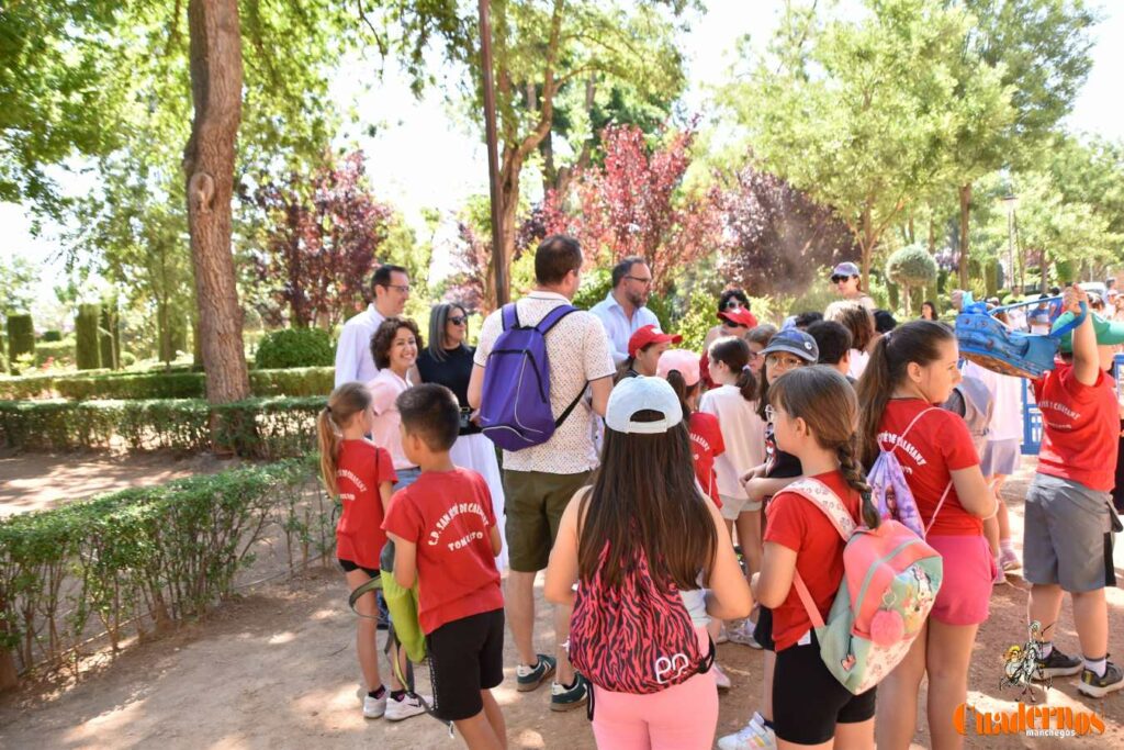 Tomelloso celebra el Día Mundial del Medio Ambiente con escolares en el Parque de la Constitución 3 dia medio ambiente ttomelloso 01