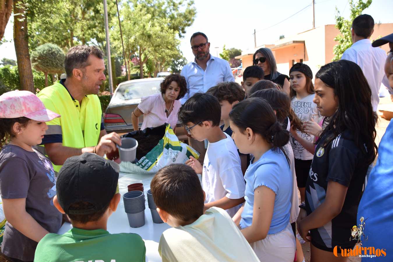 Tomelloso celebra el Día Mundial del Medio Ambiente con escolares en el Parque de la Constitución