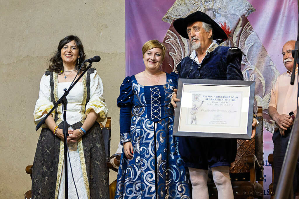Argamasilla de Alba reconoce a Pedro Serrano, José Luis Fernández e Inmaculada Cantero como Caballeros y Dulcinea de la Villa 4 dulcineadelavilla 5