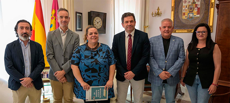 La Red Europea de Lucha contra la Pobreza y la Exclusión Social (EAPN) se reúne con el presidente de la Diputación de Ciudad Real