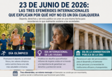 23 de junio de 2026: las tres efemérides internacionales que explican por qué hoy no es un día cualquiera 23 de junio de 2026: las tres efemérides internacionales que explican por qué hoy no es un día cualquiera