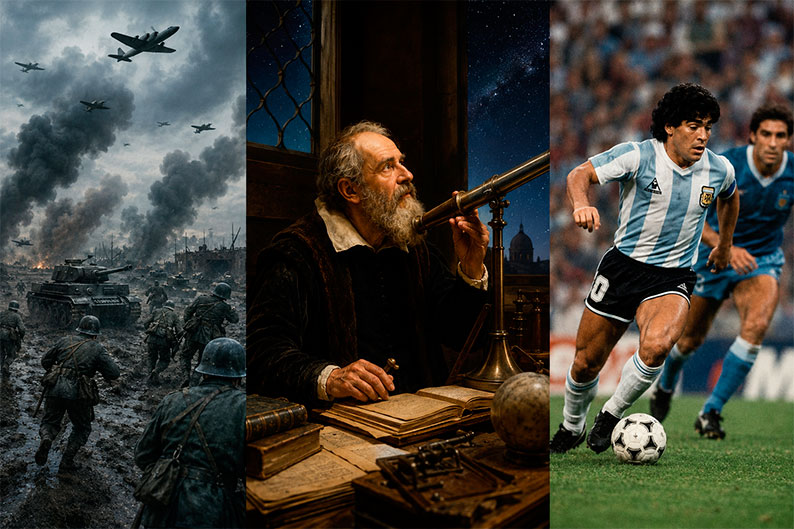 Efemérides del 22 de junio de 2026: Barbarroja, Galileo y Maradona, tres historias que siguen marcando el presente