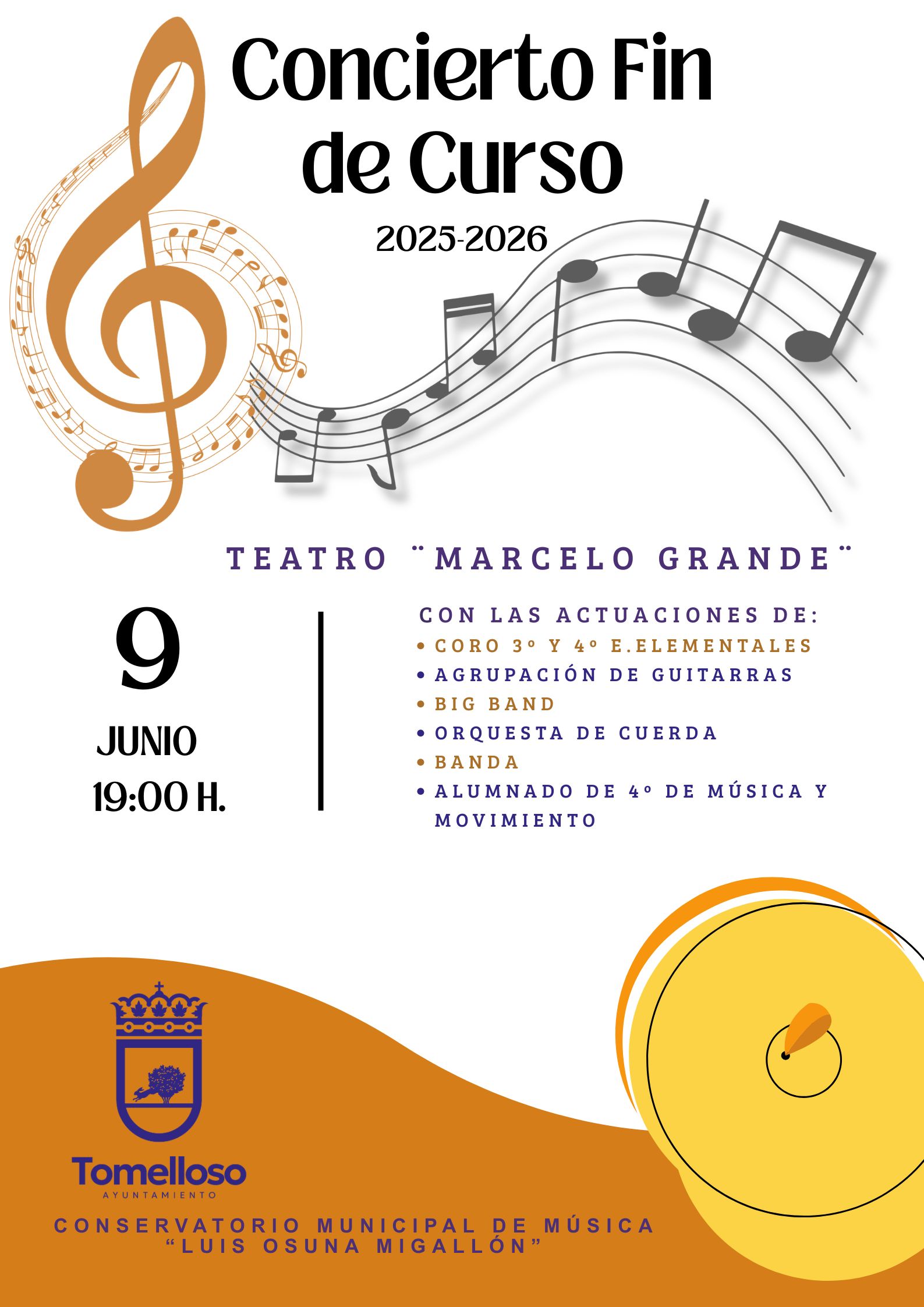 El Conservatorio "Luis Osuna" celebrará por primera vez un acto de graduación para sus alumnos 1 El Conservatorio «Luis Osuna» celebrará por primera vez un acto de graduación para sus alumnos