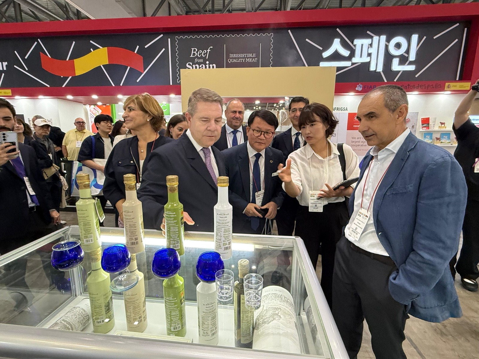 El presidente de Castilla-La Mancha, Emiliano García-Page, se marca como objetivo duplicar las exportaciones con la República de Corea 3 El presidente de Castilla-La Mancha, Emiliano García-Page, se marca como objetivo duplicar las exportaciones con la República de Corea