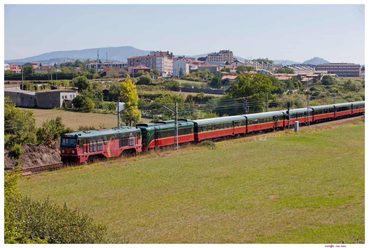 El Expreso de la Robla parte de la estación de La Concordia en Bilbao rumbo a León