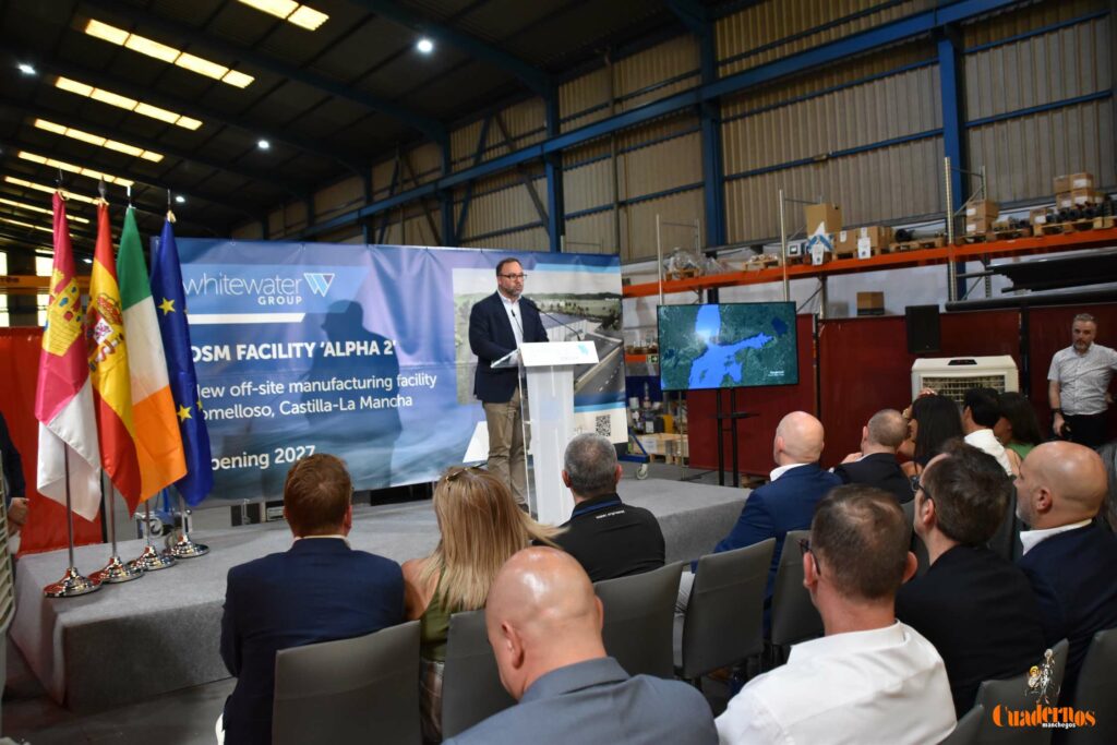 Whitewater Group colocó en Tomelloso la primera piedra de una nueva etapa industrial ligada al agua, los centros de datos y el empleo 17 inauguracion whitewater tomelloso 11