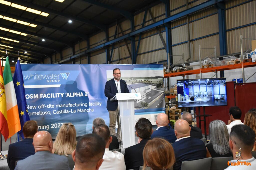 Whitewater Group colocó en Tomelloso la primera piedra de una nueva etapa industrial ligada al agua, los centros de datos y el empleo 18 inauguracion whitewater tomelloso 12