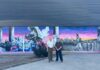 Jesús Calzada inaugura su segundo mural para el Gobierno de La Rioja Jesús Calzada inaugura su segundo mural para el Gobierno de La Rioja