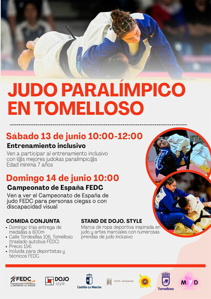 Tomelloso será el epicentro nacional del judo paralímpico este fin de semana 5 judoparalimpicotomelloso 10