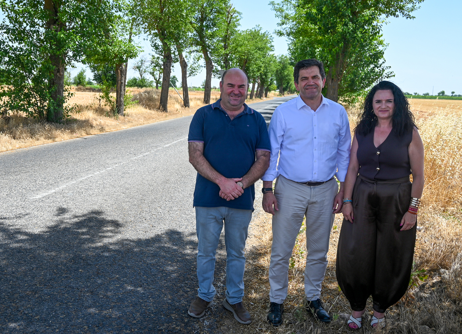 La Diputación asumirá la titularidad del camino que atraviesa Llanos del Caudillo y lo comunica con la A-4 y la carretera que une Manzanares y Alcázar