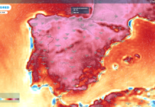 Meteored advierte: se acentúa el episodio extremo de calor y tormentas en España por la presencia de una DANA en el Atlántico Calor en España