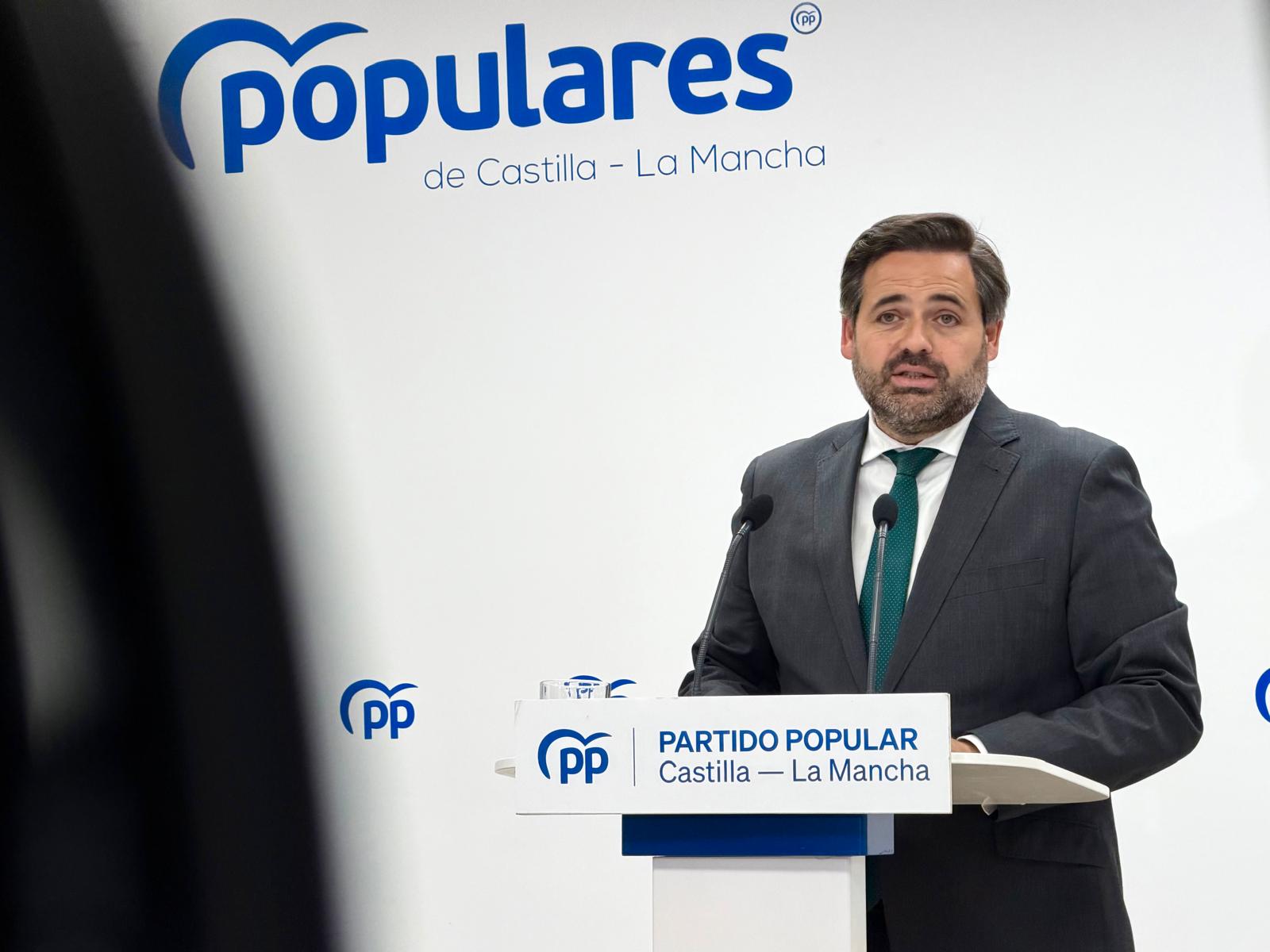 Núñez anuncia una iniciativa parlamentaria para que diputados y senadores de la región defiendan los intereses de CLM y España por encima de los de su partido