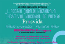 Los grandes nombres de la poesía vasca se alían en Bilbao con PROSVIDA para luchar contra el cáncer de próstata Los grandes nombres de la poesía vasca se alían en Bilbao con PROSVIDA para luchar contra el cáncer de próstata