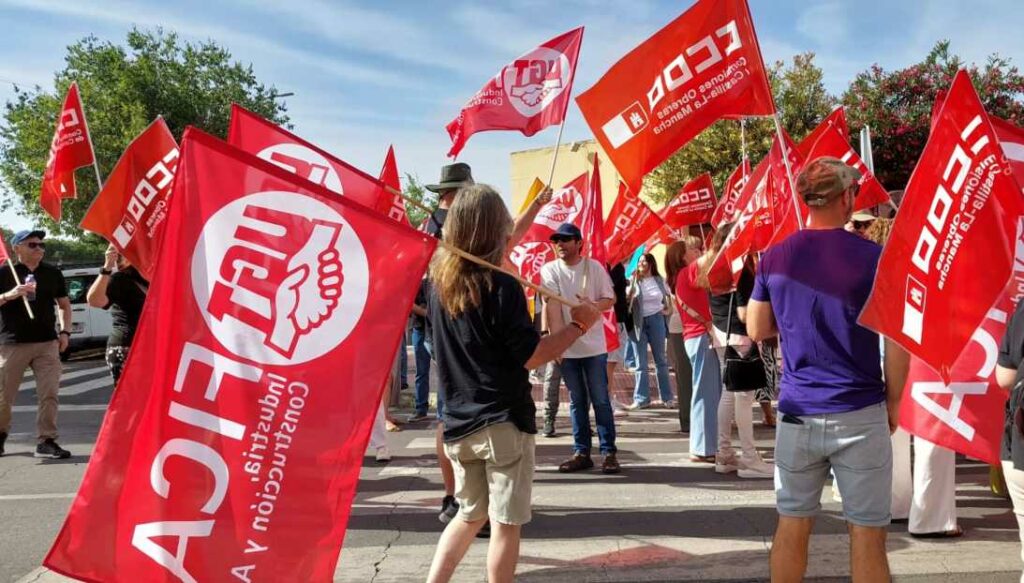UGT y CCOO denuncian que en Ciudad Real hay más de 32.000 trabajadores y trabajadoras con los convenios bloqueados y con el poder adquisitivo congelado 4 ugt coo movilizacion