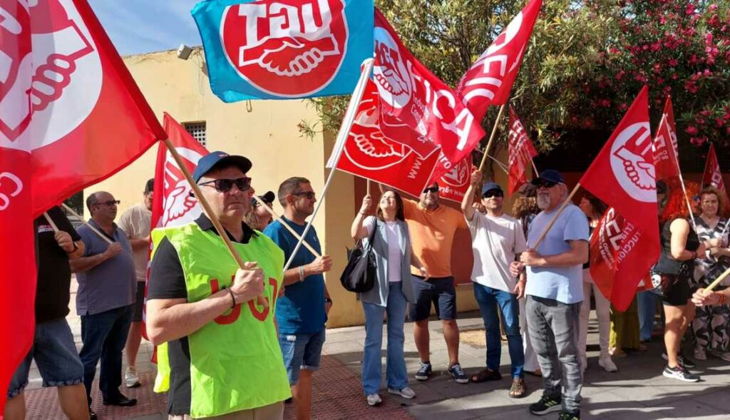 UGT y CCOO denuncian que en Ciudad Real hay más de 32.000 trabajadores y trabajadoras con los convenios bloqueados y con el poder adquisitivo congelado 2 ugt coo movilizacion 3