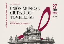 La Unión Musical Ciudad de Tomelloso actuará este sábado en el Templete del Parque del Retiro de Madrid con “Sonidos del Alma” La Unión Musical Ciudad de Tomelloso actuará este sábado en el Templete del Retiro de Madrid con “Sonidos del Alma”