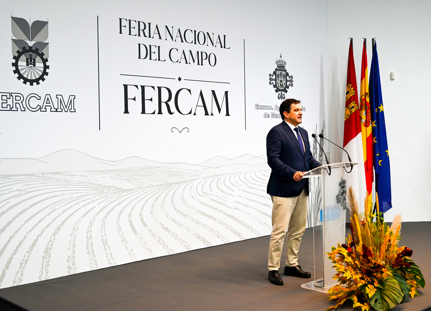 Valverde advierte de que “FERCAM no tendrá sentido si no tenemos un sector agrario fuerte que disponga de agua” y reclama soluciones hídricas que garanticen su futuro