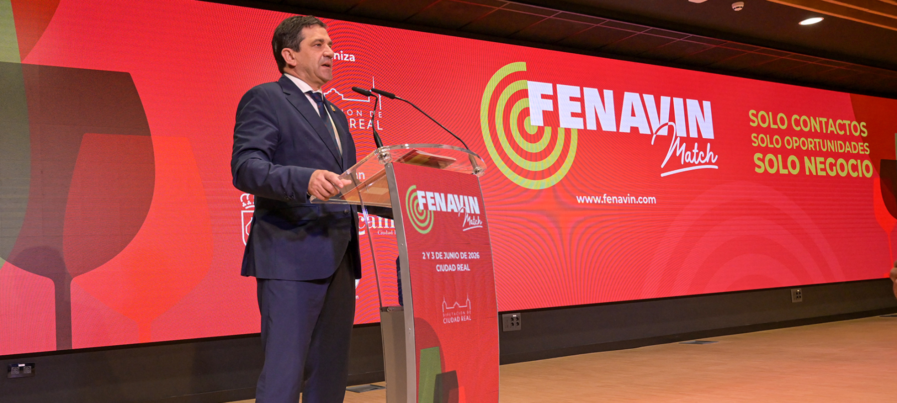 Valverde espera que el sector perciba en FENAVIN Match “el afecto de la principal tierra del vino de Europa” y que se sienta como en casa en la gran feria del vino español