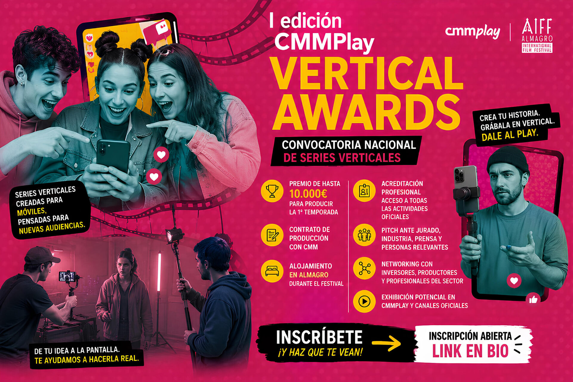 Nacen los “Vertical Awards”,  un nuevo concurso de series verticales dotado con 10.000€ y estreno garantizado