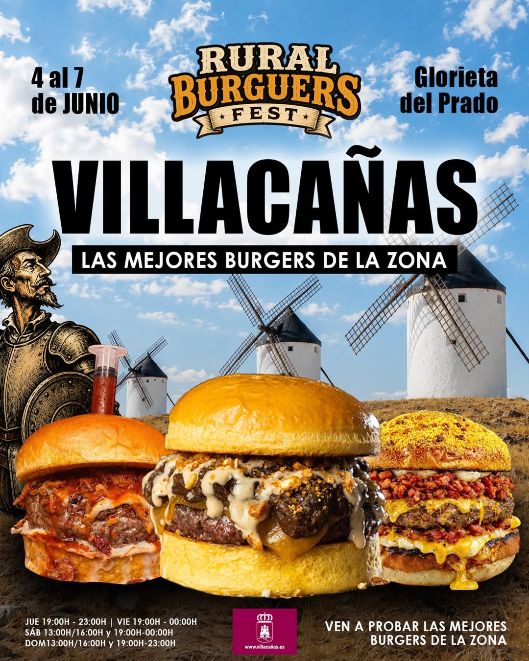 Villacañas se prepara para disfrutar del Rural Burgers Fest, el gran festival de las hamburguesas gourmet