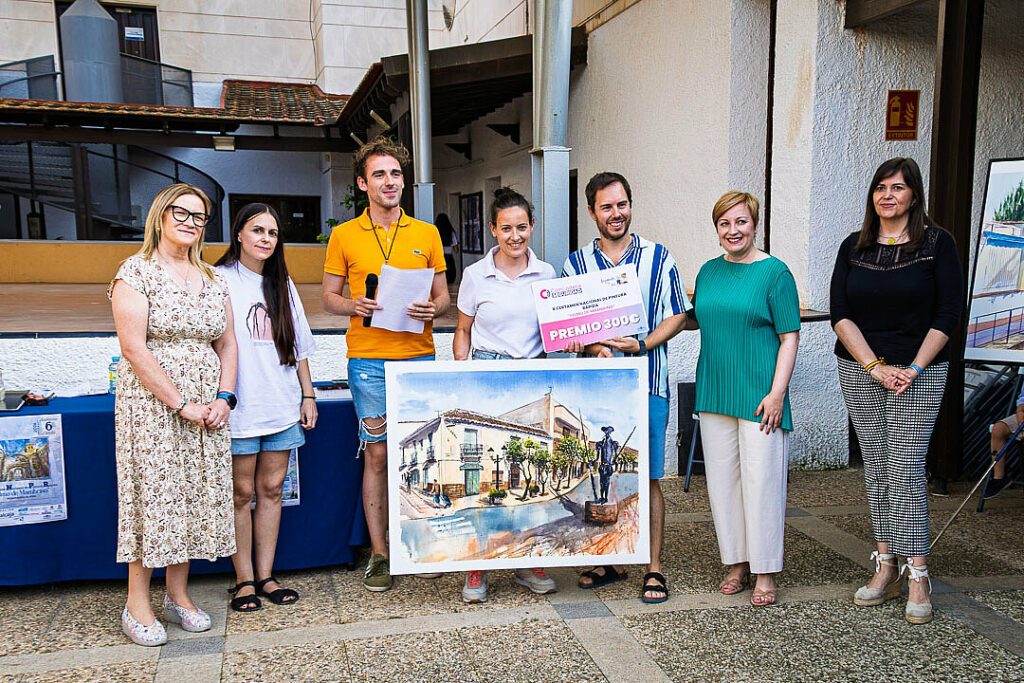 El X Certamen Nacional de Pintura Rápida “Yelmo de Mambrino” reúne a 21 artistas y consolida su prestigio nacional 9 yelmodemambrino 4