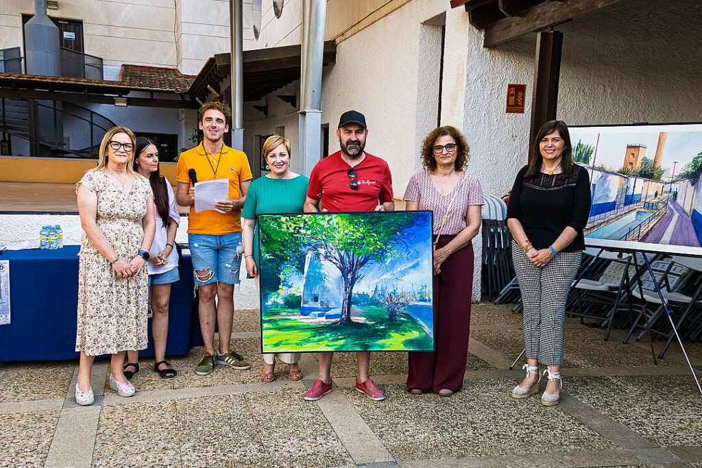 El X Certamen Nacional de Pintura Rápida “Yelmo de Mambrino” reúne a 21 artistas y consolida su prestigio nacional 8 yelmodemambrino 5