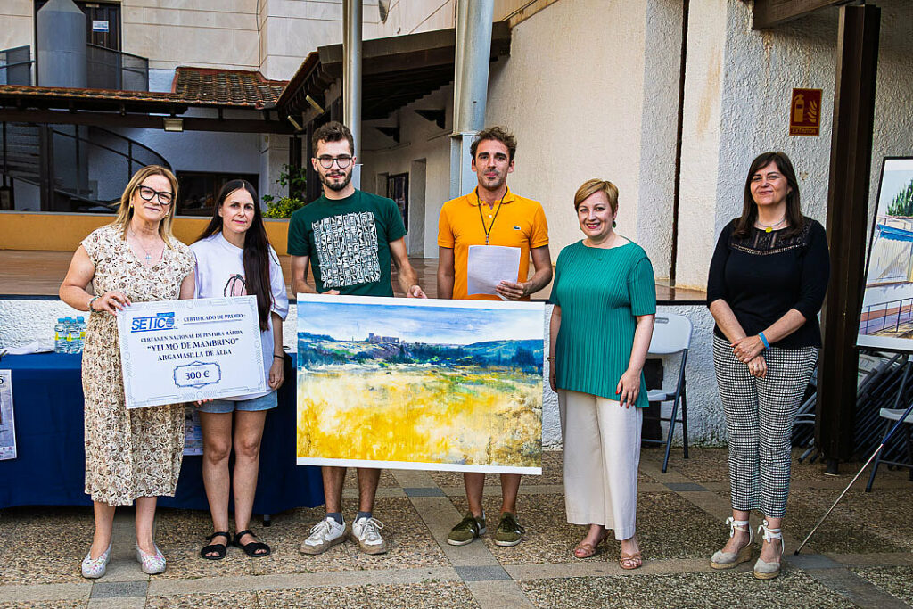 El X Certamen Nacional de Pintura Rápida “Yelmo de Mambrino” reúne a 21 artistas y consolida su prestigio nacional 7 yelmodemambrino 6