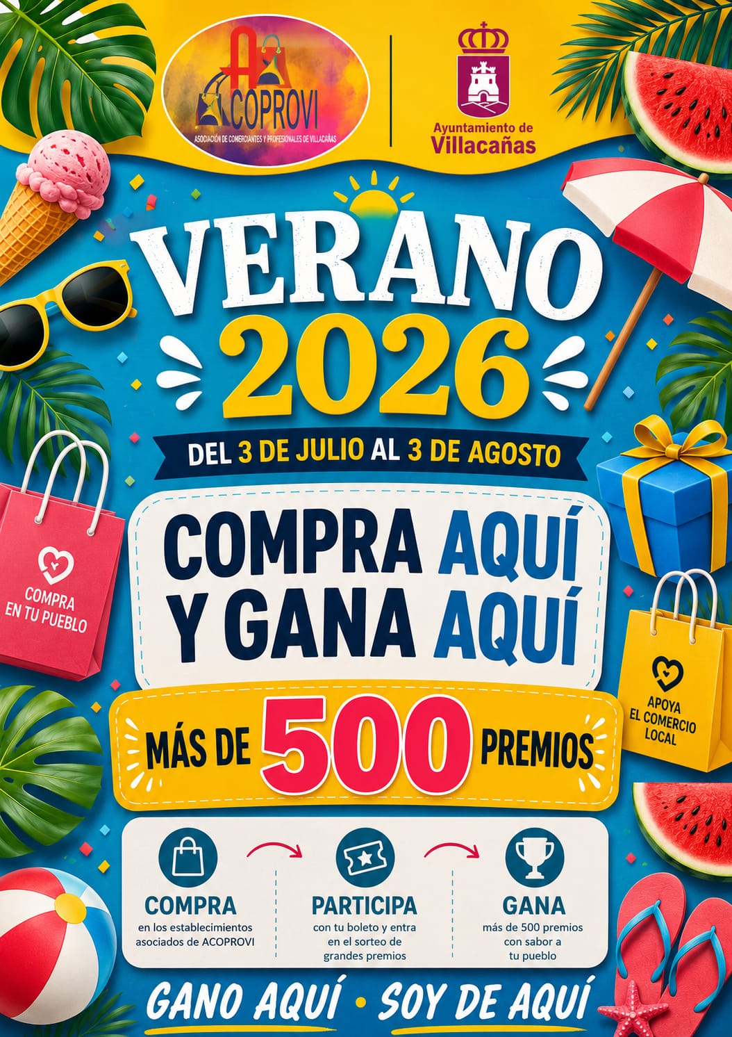 ACOPROVI pone en marcha este viernes su Campaña de Verano 2026 con más de 5.000 euros en premios y descuentos