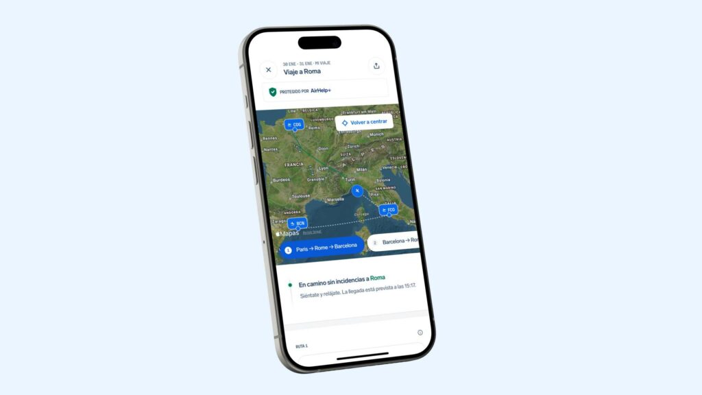 Verano con menos incertidumbre aérea: un millón de viajeros ya utilizan la app de AirHelp para seguir sus vuelos en tiempo real 1 airhelp app 2