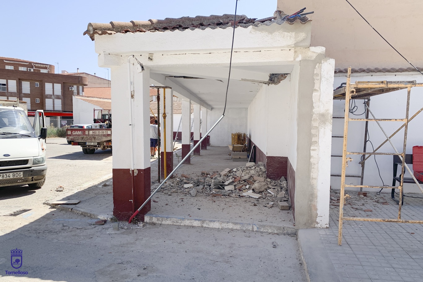 Comienzan las obras del nuevo aparcamiento del Mercado de Abastos dentro de la remodelación integral del entorno