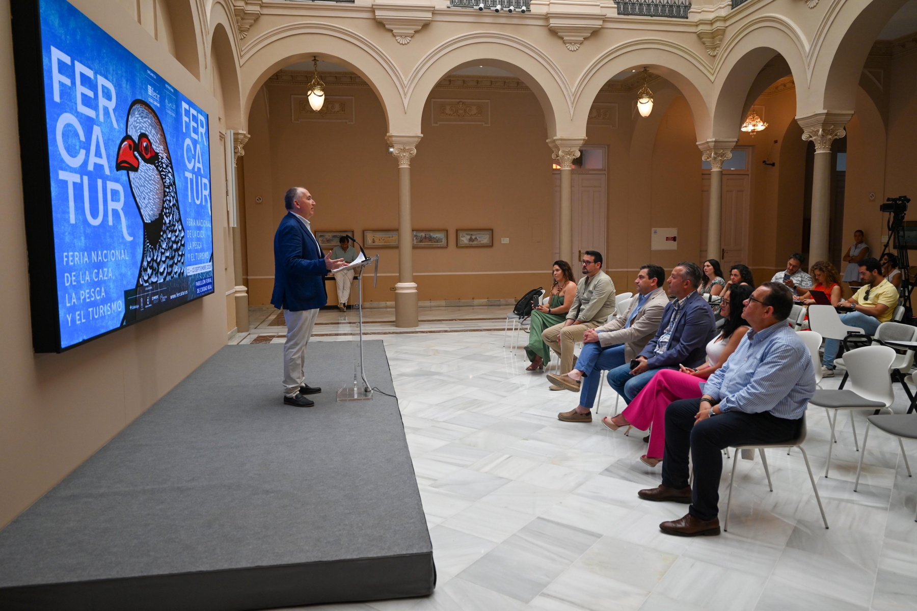 El presidente de la Diputación anuncia en la presentación de FERCATUR que para octubre estará listo el proyecto definitivo del Museo de la Caza y la Naturaleza 5 El presidente de la Diputación anuncia en la presentación de FERCATUR que para octubre estará listo el proyecto definitivo del Museo de la Caza y la Naturaleza