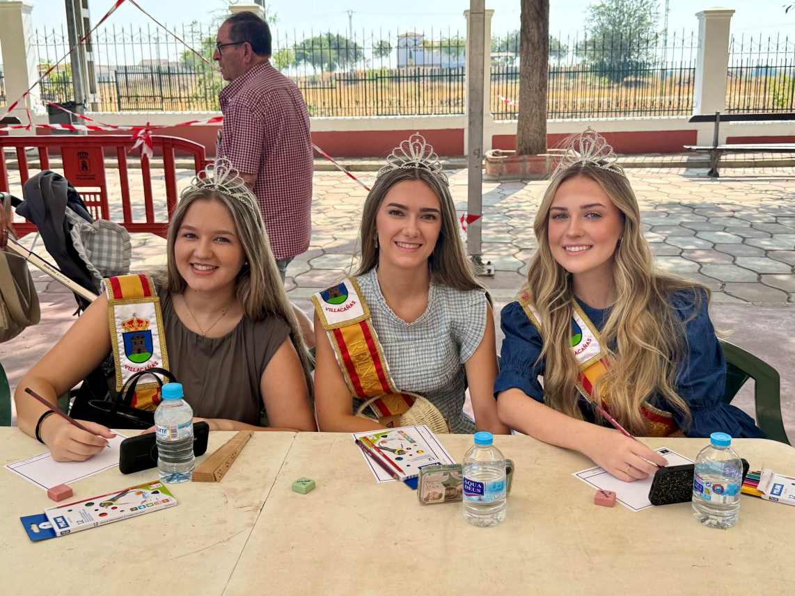La Feria inspira el talento de los más pequeños en el Concurso de Pintura al aire libre de Villacañas