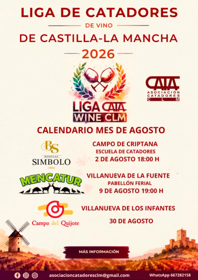 La Liga Cata WINE CLM arranca el próximo domingo en Bodegas Símbolo y tiene una nueva cita en Mencatur 2 ligacatadoresvinoclm 2