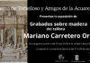 Mariano Carretero: la nobleza del arte tallado en madera, en el salón de los espejos del Casino de Tomelloso