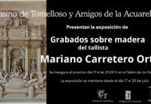 Mariano Carretero: la nobleza del arte tallado en madera, en el salón de los espejos del Casino de Tomelloso Mariano Carretero: la nobleza del arte tallado en madera, en el salón de los espejos del Casino de Tomelloso