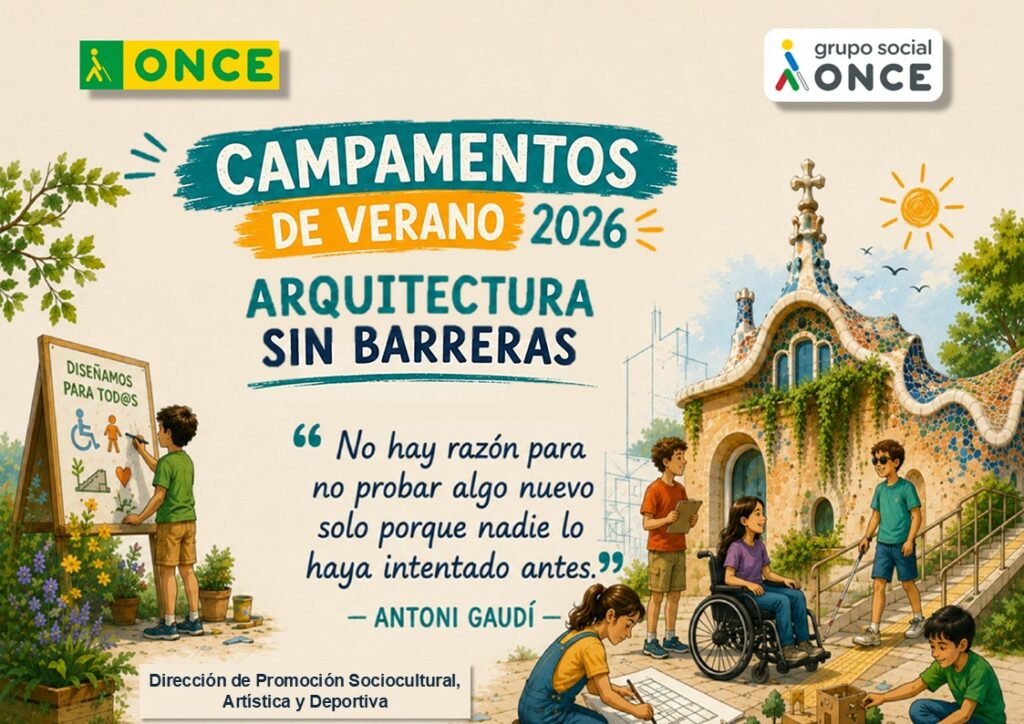 50 estudiantes con y sin discapacidad de Murcia y Castilla-La Mancha descubren la arquitectura sin barreras en el campamento de la ONCE en Lorca 2 murcia campamento once 3