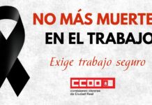 CCOO Ciudad Real lamenta la muerte en accidente laboral de un trabajador en Miguelturra e insiste en la importancia de la prevención para salvar vidas CCOO Ciudad Real lamenta la muerte en accidente laboral de un trabajador en Miguelturra e insiste en la importancia de la prevención para salvar vidas